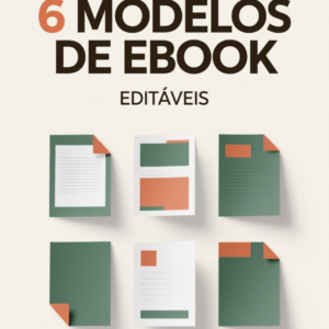 6 Modelos de Ebooks Profissionais & Editáveis no Canva – Pack Premium